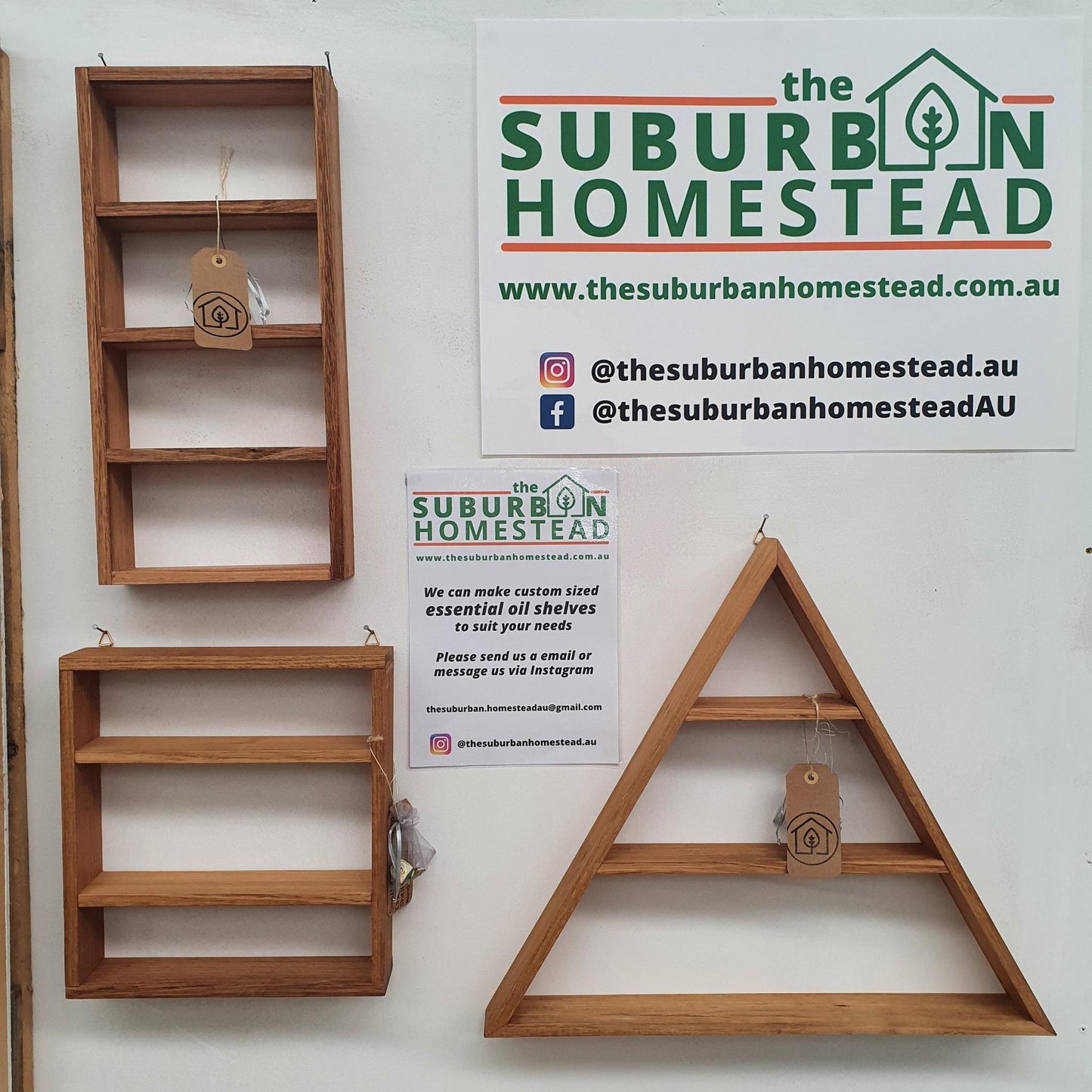 Tasmanian Oak Shelves - multiple sizes / custom sizes upon request