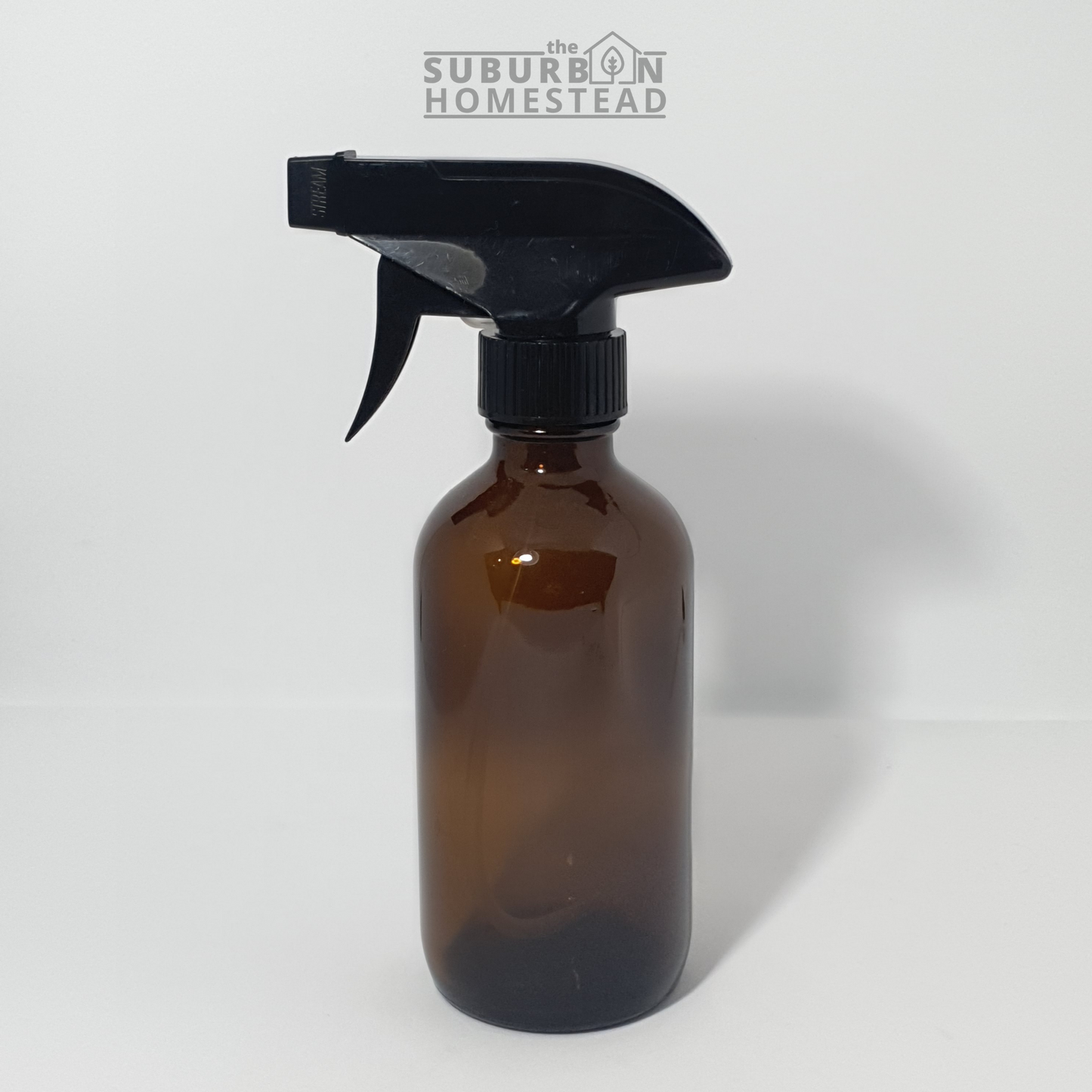 Amber Bottle with Black Trigger Spray (250ml)
