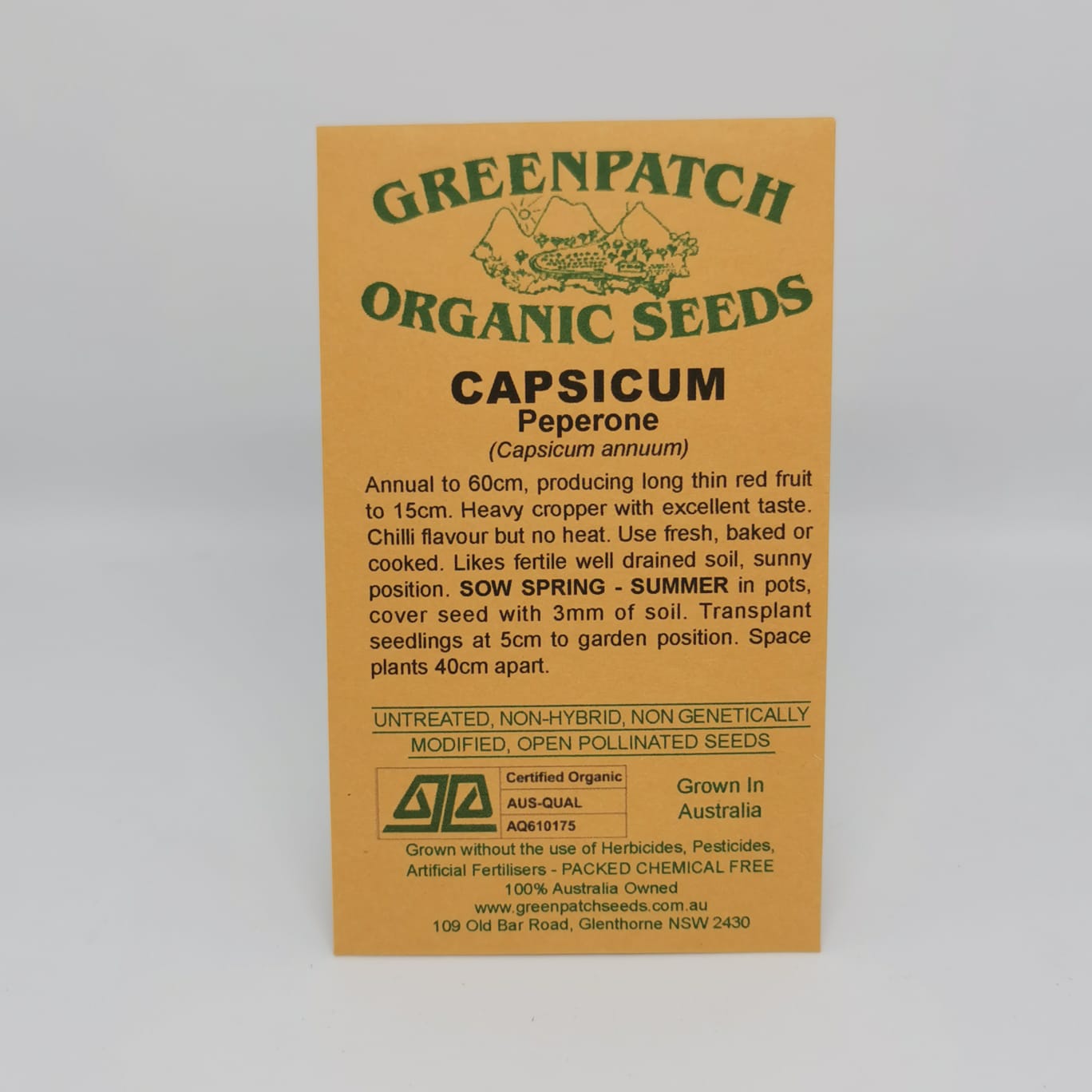 Capsicum (Peperone) Seeds