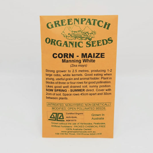 Corn Maize (Manning White) Seeds