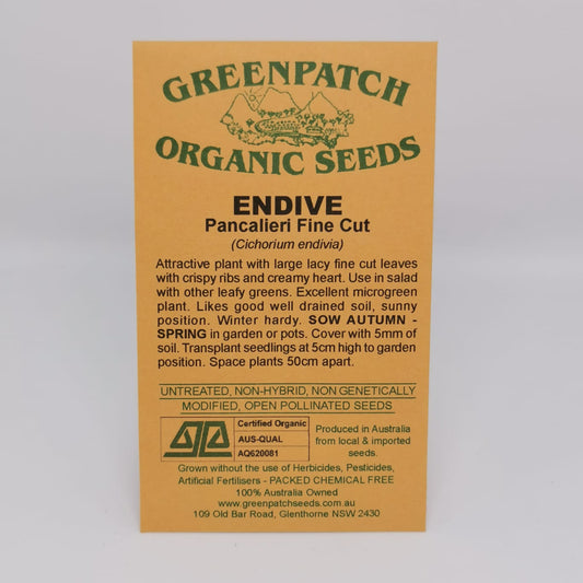 Endive (Pancalieri Fine Cut) Seeds
