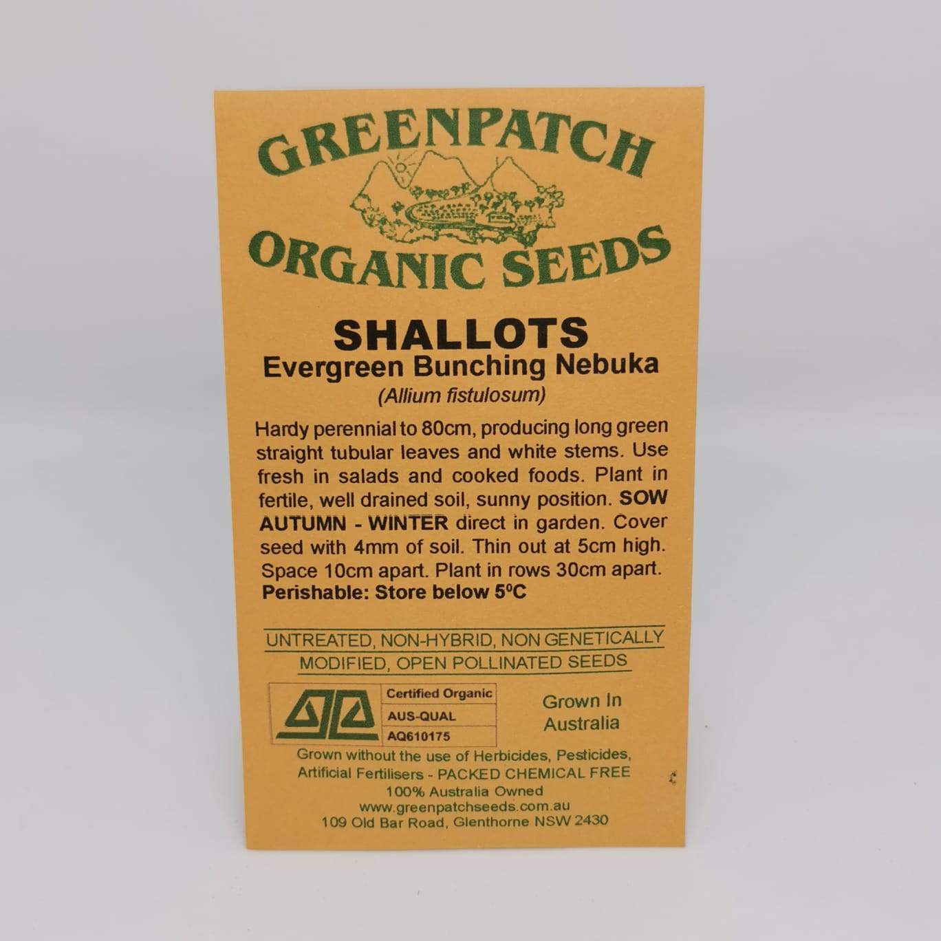 Shallot (Evergreen Bunching Nebuka) Seeds