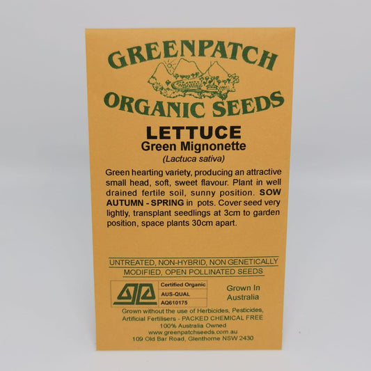 Lettuce Seeds (Green Mignonette)